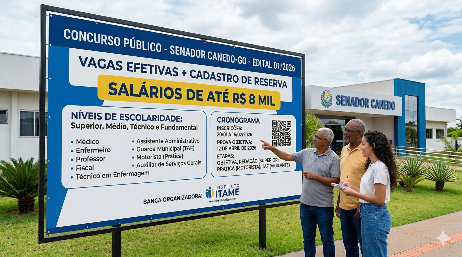 Concurso Prefeitura de Senador Canedo – GO